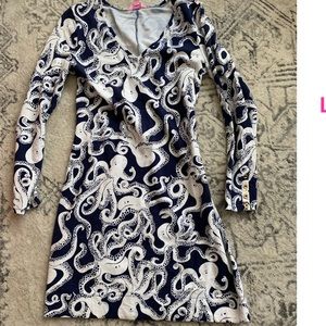 Lilly pulitzer octopus dress large